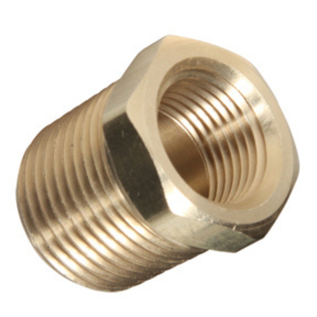 Brass Pipe Bushing           3/4 MPT x 1/4 FPT 