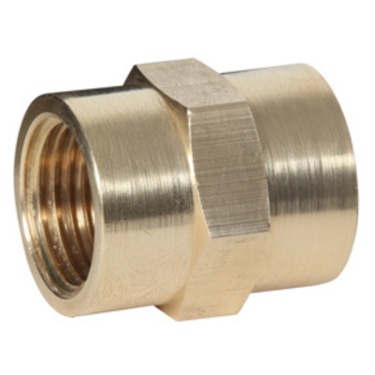1/8 FPT Brass Pipe Coupler