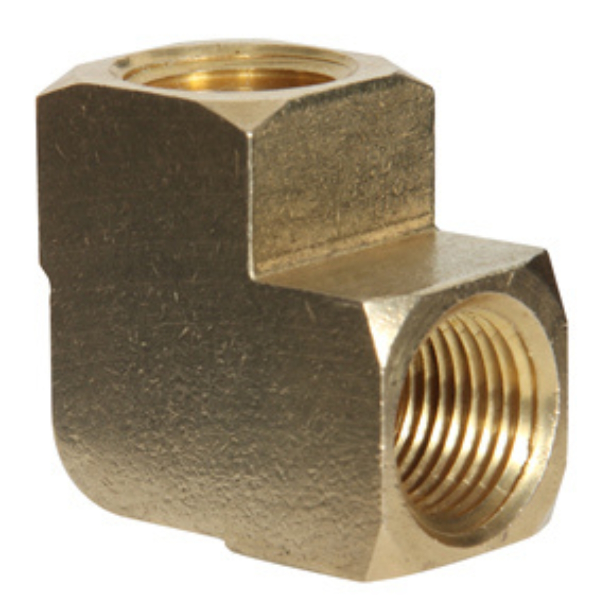 Brass 90 Degree Pipe Elbow   3/4 FPT