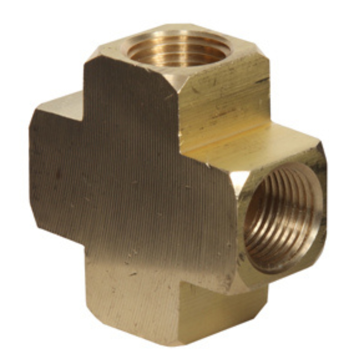 3/4 FPT Brass Pipe Cross
