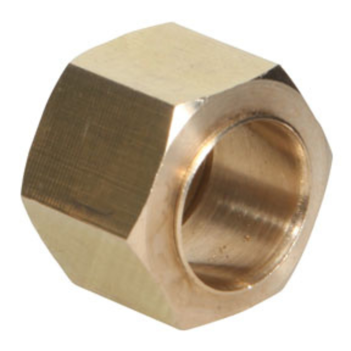 Brass Nut w/Captive Sleeve  1/8 OD Tube