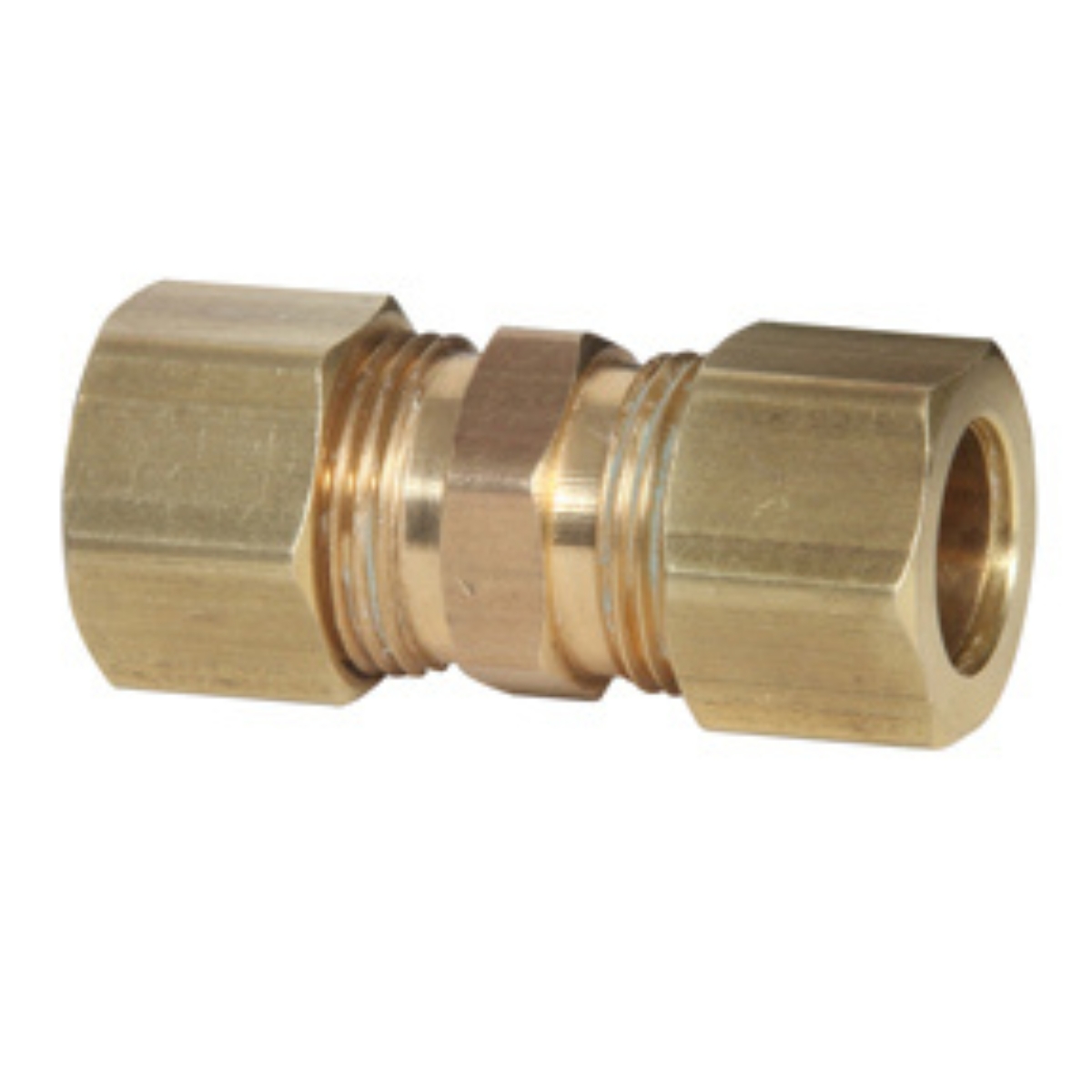 1/4 OD Tube Brass Union        