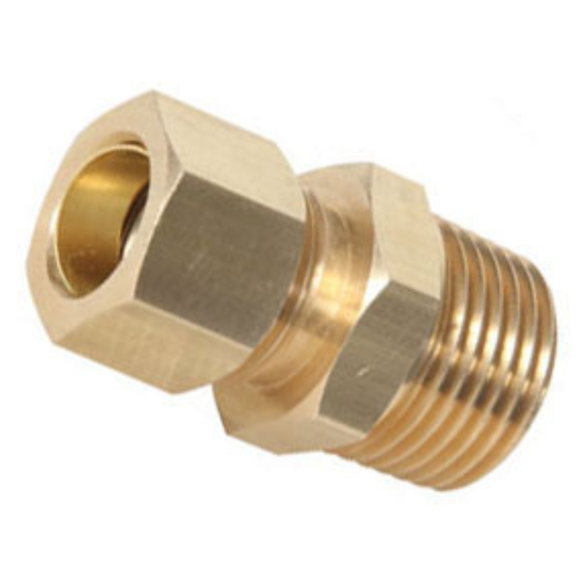 Brass Union                 
1/4 OD Tube x 1/4 MPT 