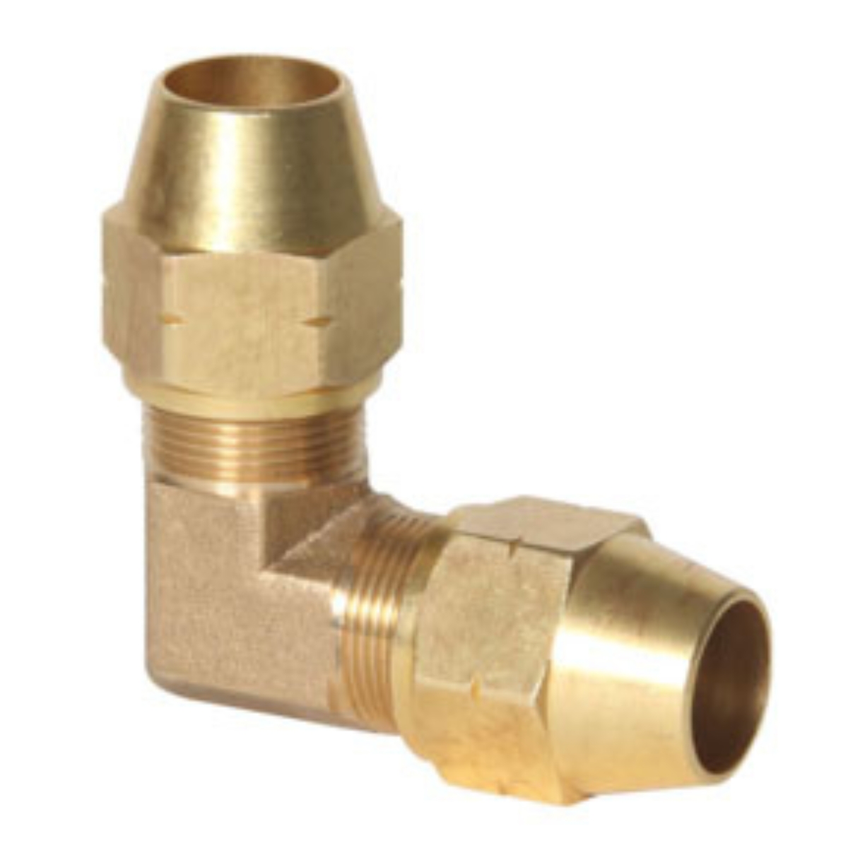 90 Degree Brass Elbow          3/4 OD Tube w/Long Nut 