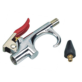 1/4&quot; FPT Compact Blow Gun w/Rubber Tip/Safety Tip