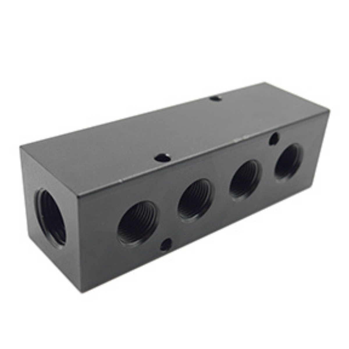 Alum. Manifold 1/2 FPT Inlet  (4) 3/8 FPT Outlets
