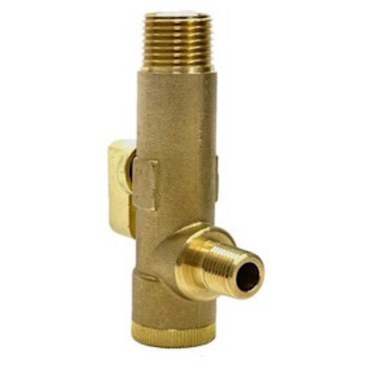 Brass Strainer/Shutoff Valve 1/2 MPT x 1/4 MPT  600 PSI CWP
