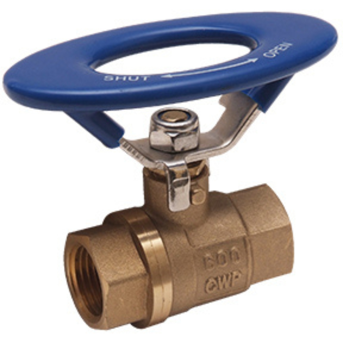 1" FPT Brass Ball Valve     Oval Handle   600 PSI CWP