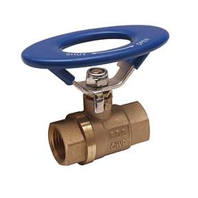 1/2&quot; FPT Brass Ball Valve
w/Oval Handle 600 PSI