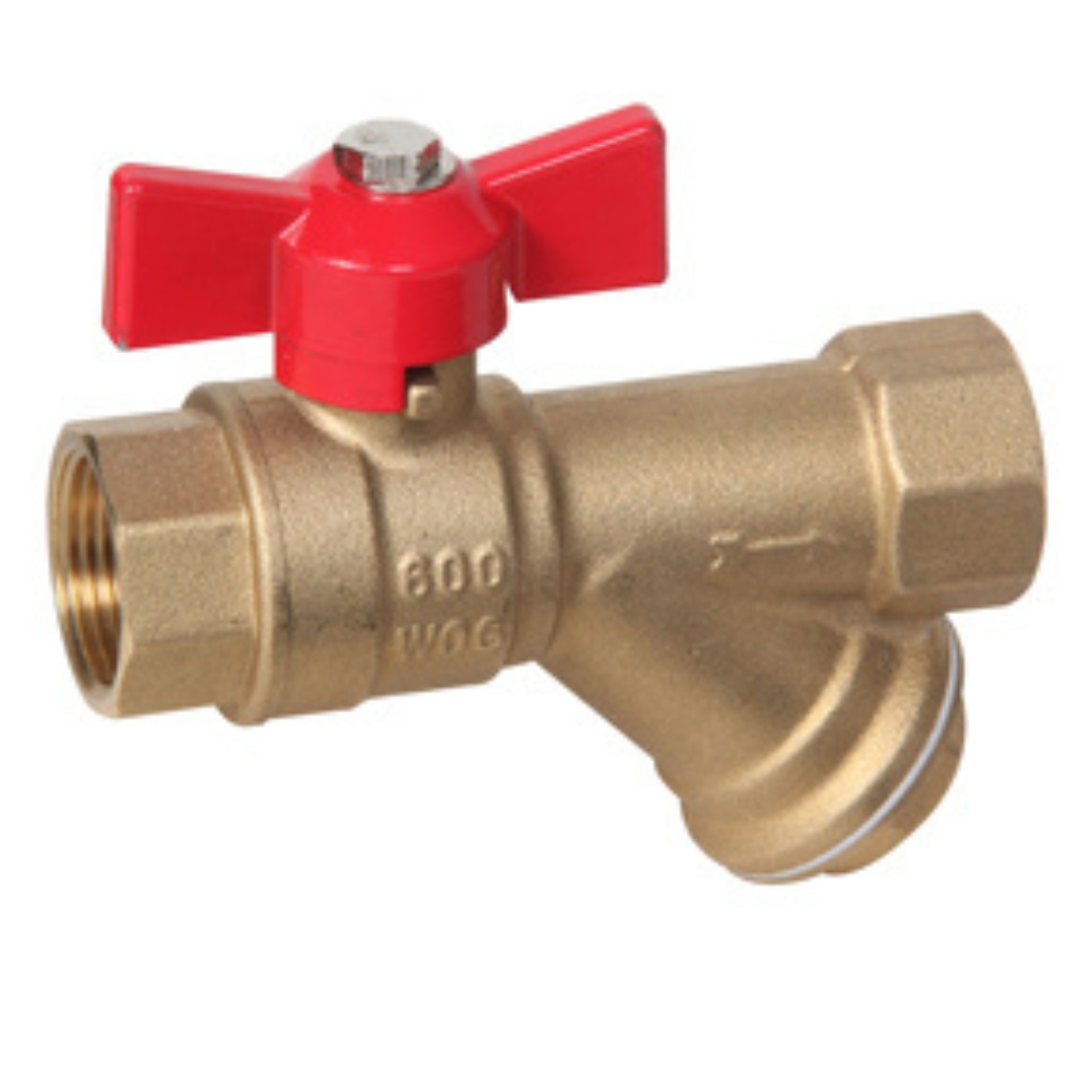 Y-Strainer/Shut-Off Valve     1/2 FPT  600 PSI CWP