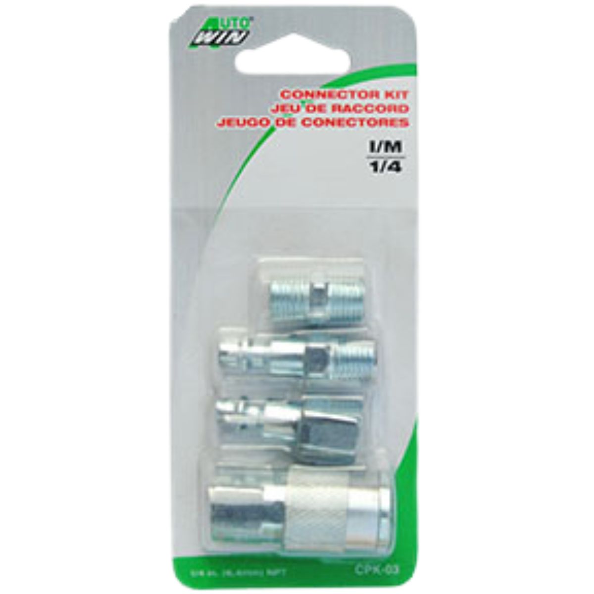 4pc.1/4 NPT Industrial  Interchange (Type IM) Steel