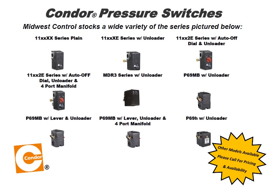 Shop in Pressure Switches