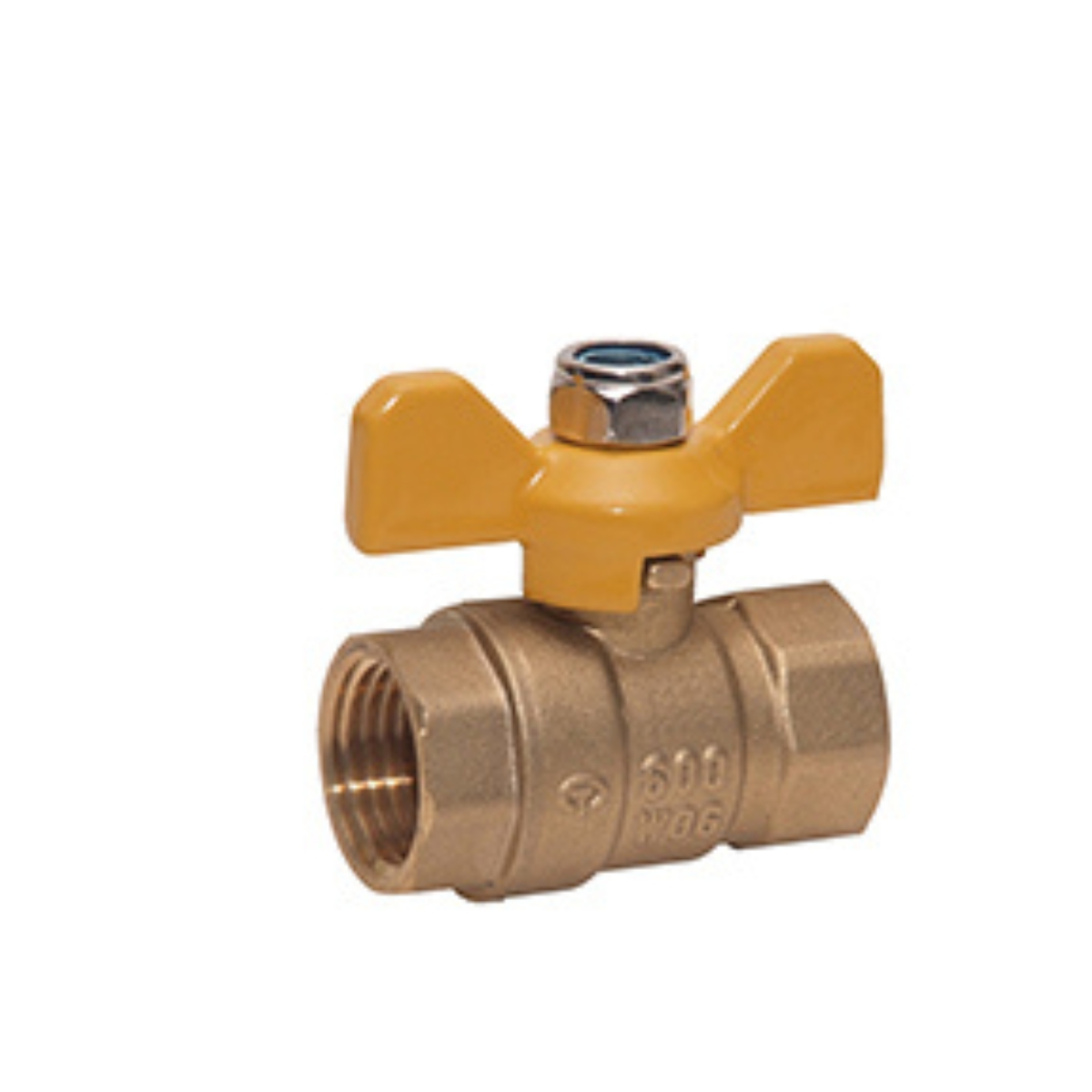 1" FPT Brass Ball Valve w/T-Handle  600 PSI CWP