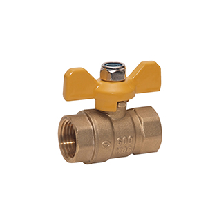 1/2&quot; FPT Brass Ball Valve
w/T-Handle 600 PSI