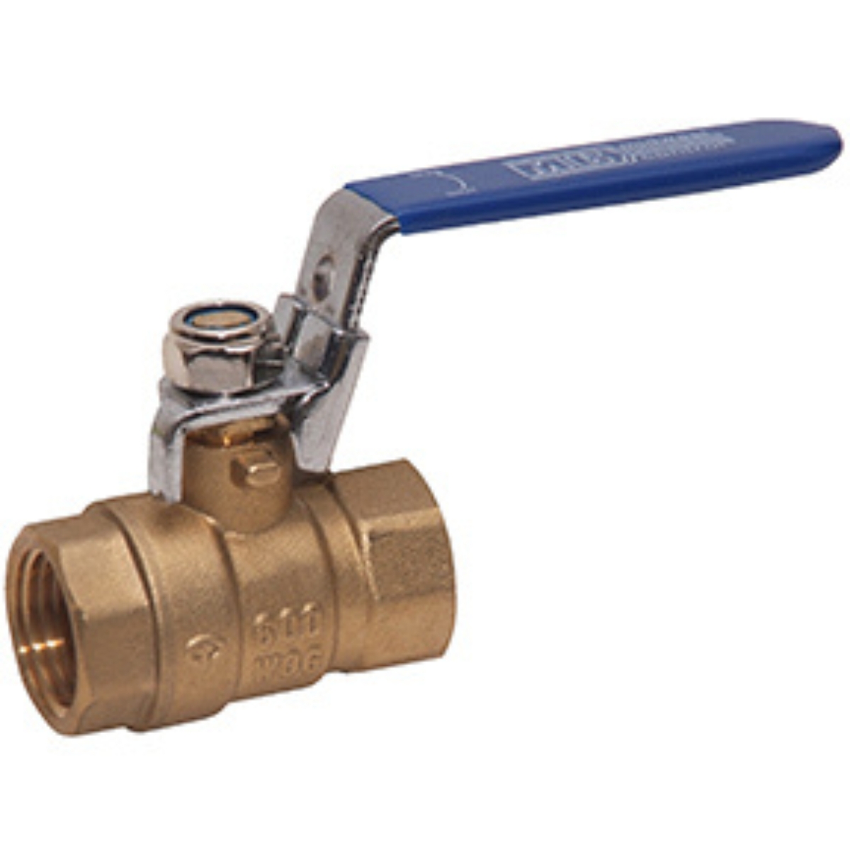 1" FPT Brass Ball Valve Locking Handle  600 PSI CWP