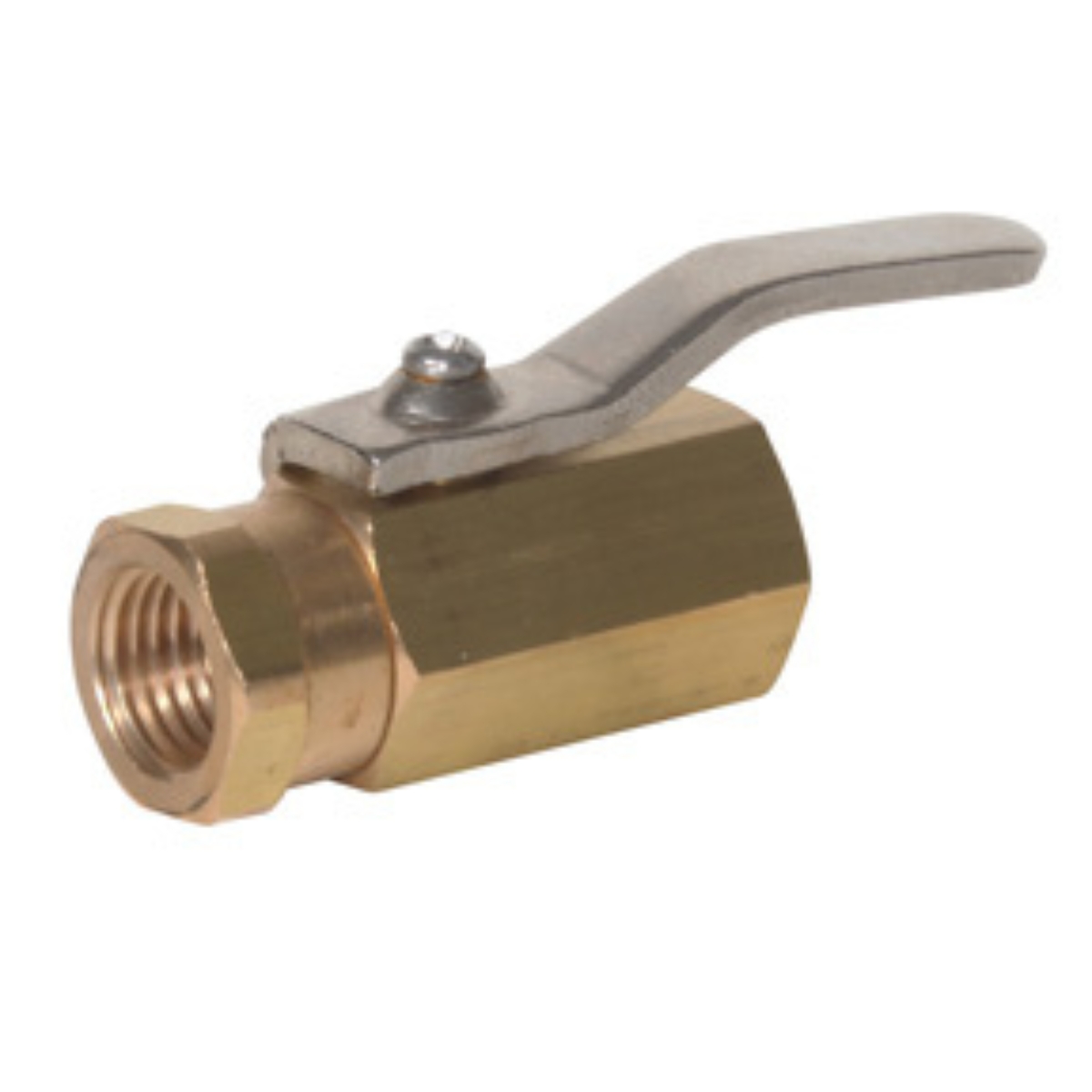 1/8 FPT Mini Brass Ball Valve   600 PSI CWP