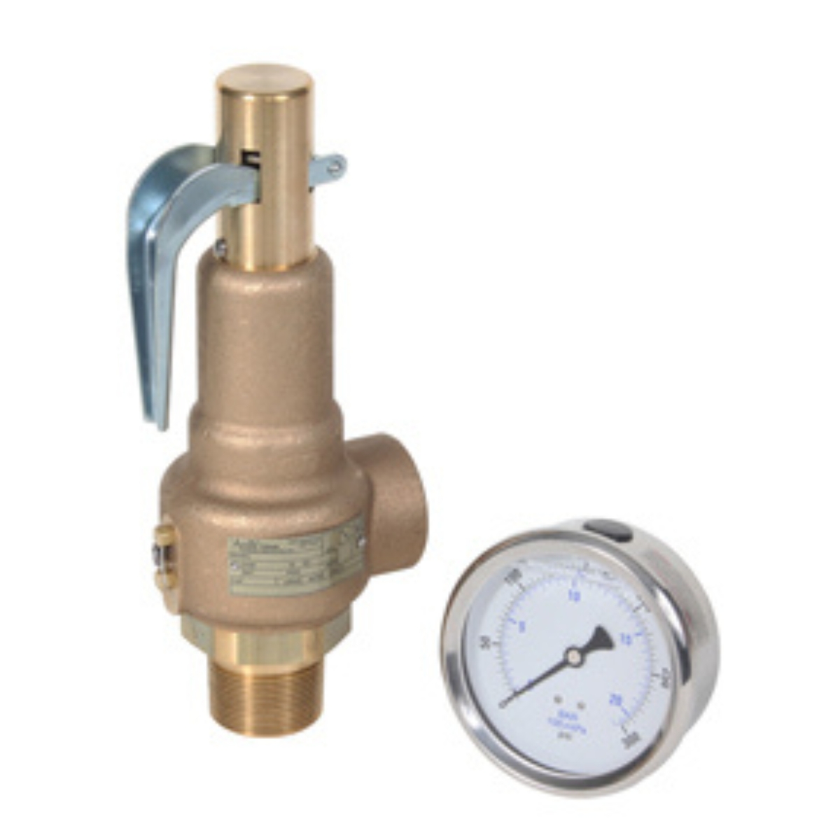 Tank Kit 1-1/2 x 1-1/2 Safety  Valve 150 PSI 1603 SCFM 4" LF 