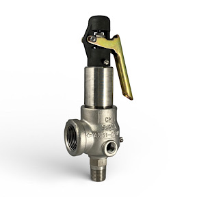 1/2 x 1" Safety Valve 200 PSI 458 SCFM SS Body/Trim Viton