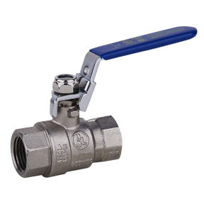 3/4&quot; FPT Nickel-Plated Ball
Valve w/Locking Handle 600 PSI