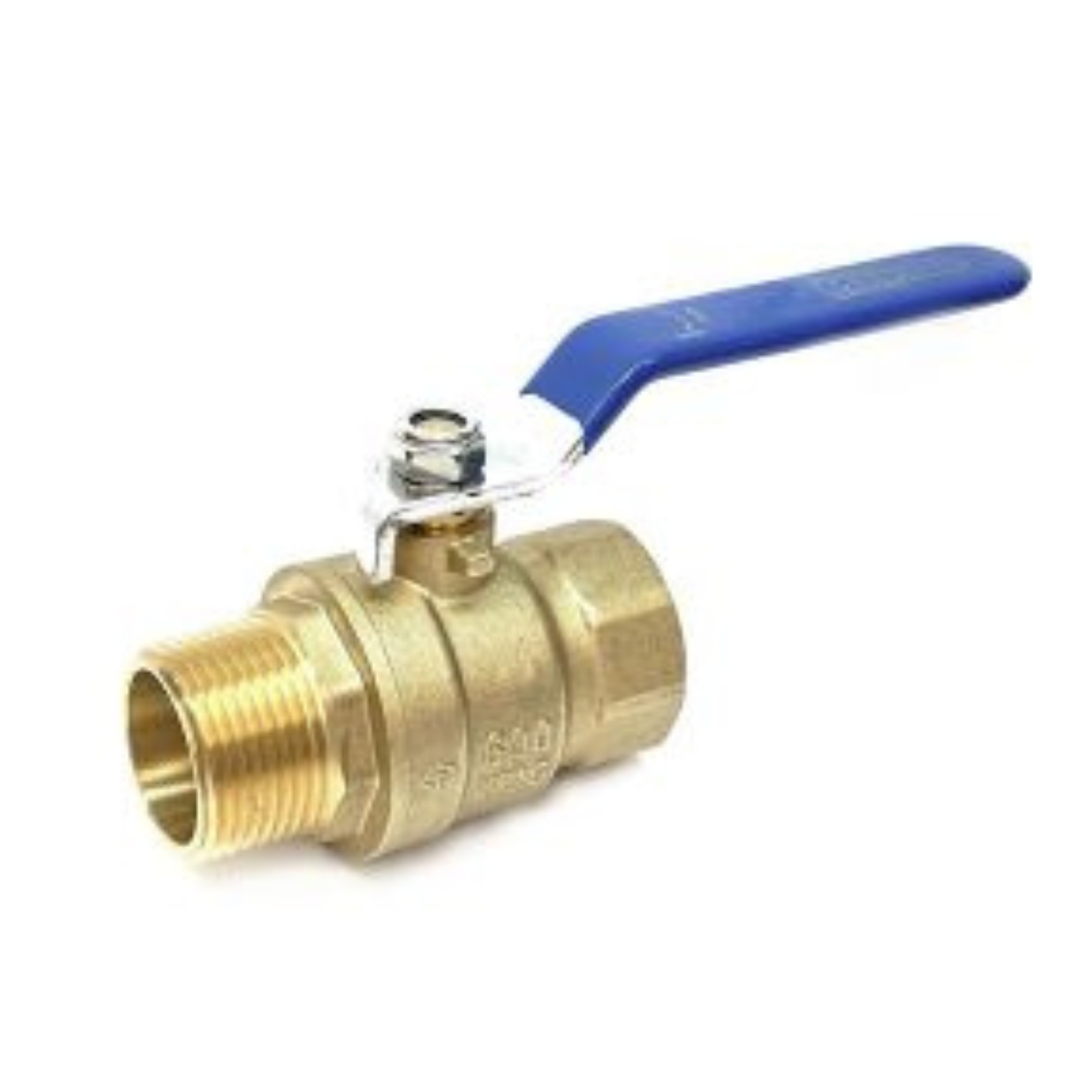 1" MPT x FPT Brass Ball Valve 600 PSI CWP