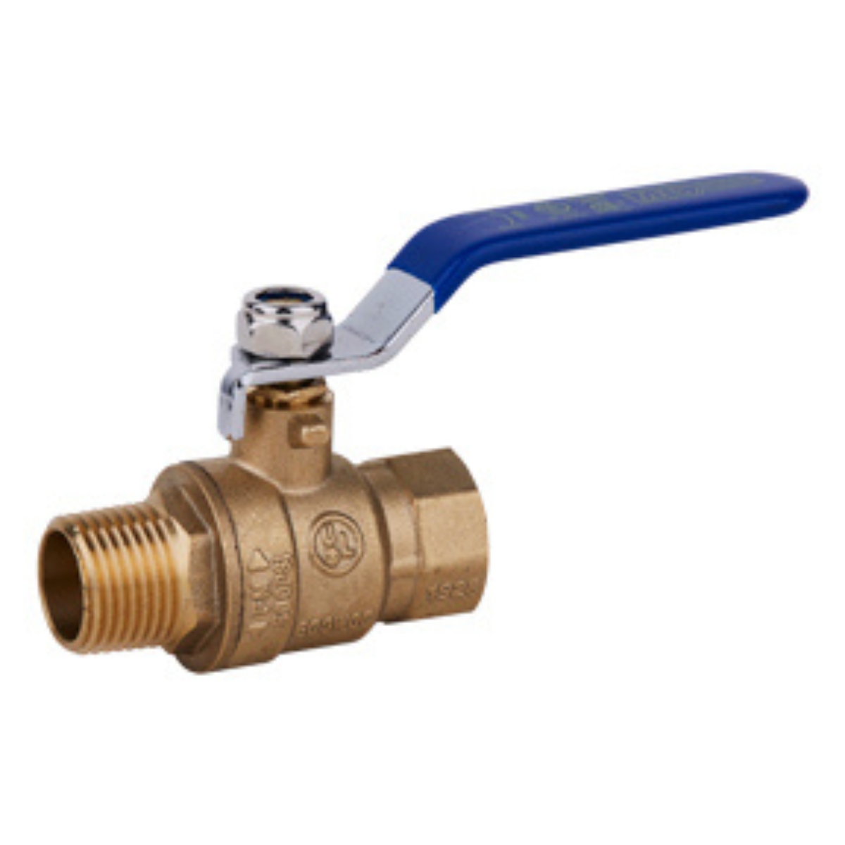1" MPT x FPT Brass Ball Valve 600 PSI CWP