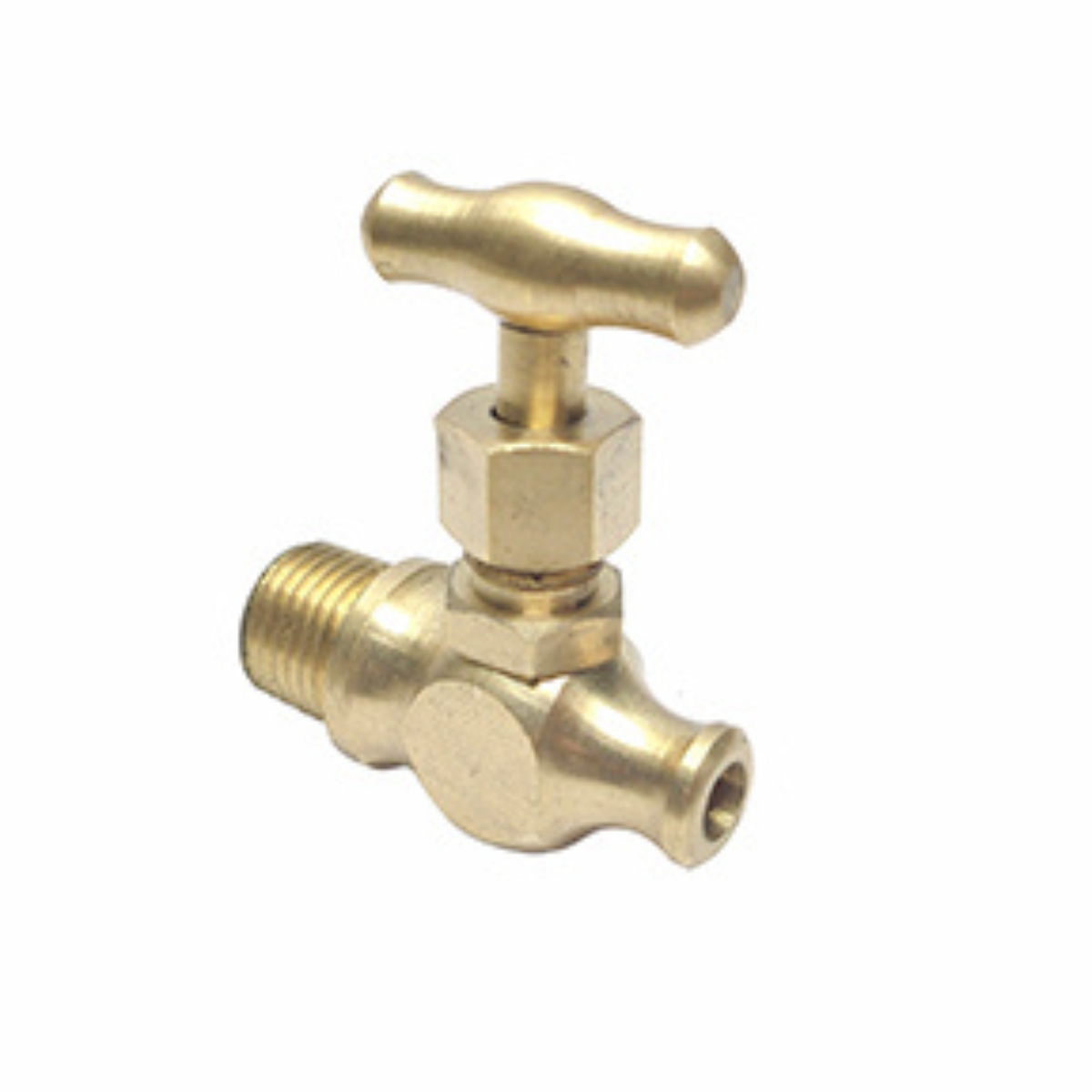 Bronze Needle Valve Stopcock
1/4 MPT x Drain 
