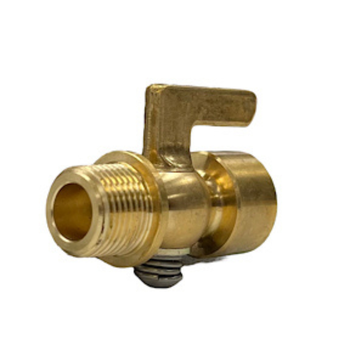 Brass Stopcock Plug Valve    3/8 MPT x FPT  Lever Handle