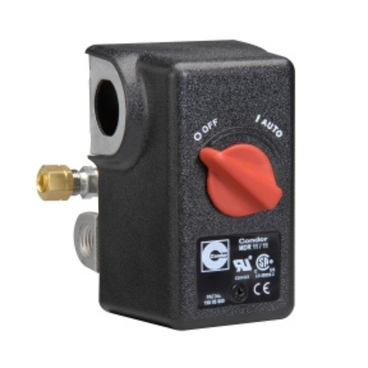 Pressure Switch w/Unloader  Auto-Off &amp; Manifold 95-125 PSI 