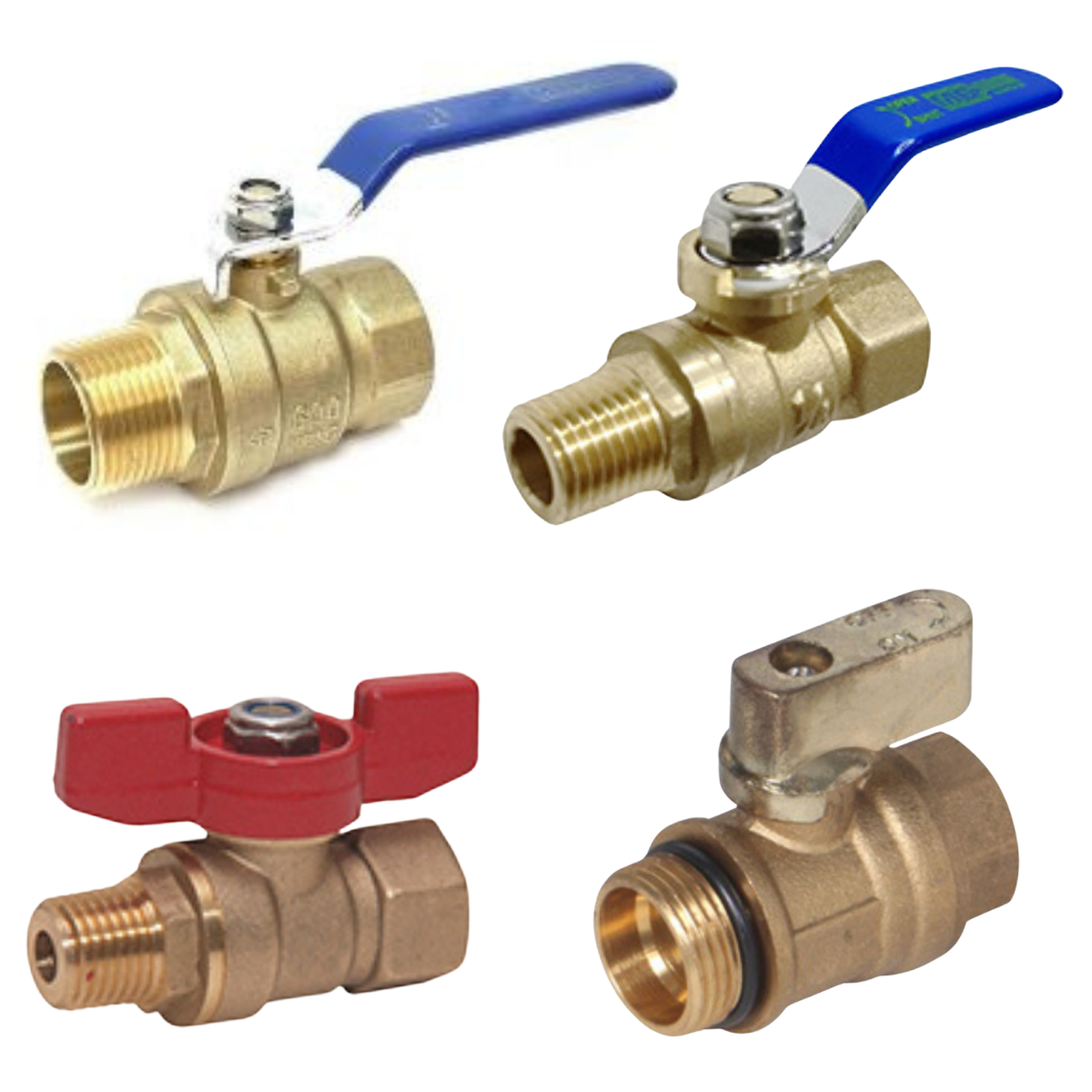 600 PSI MNPT x FNPT Brass Ball Valves