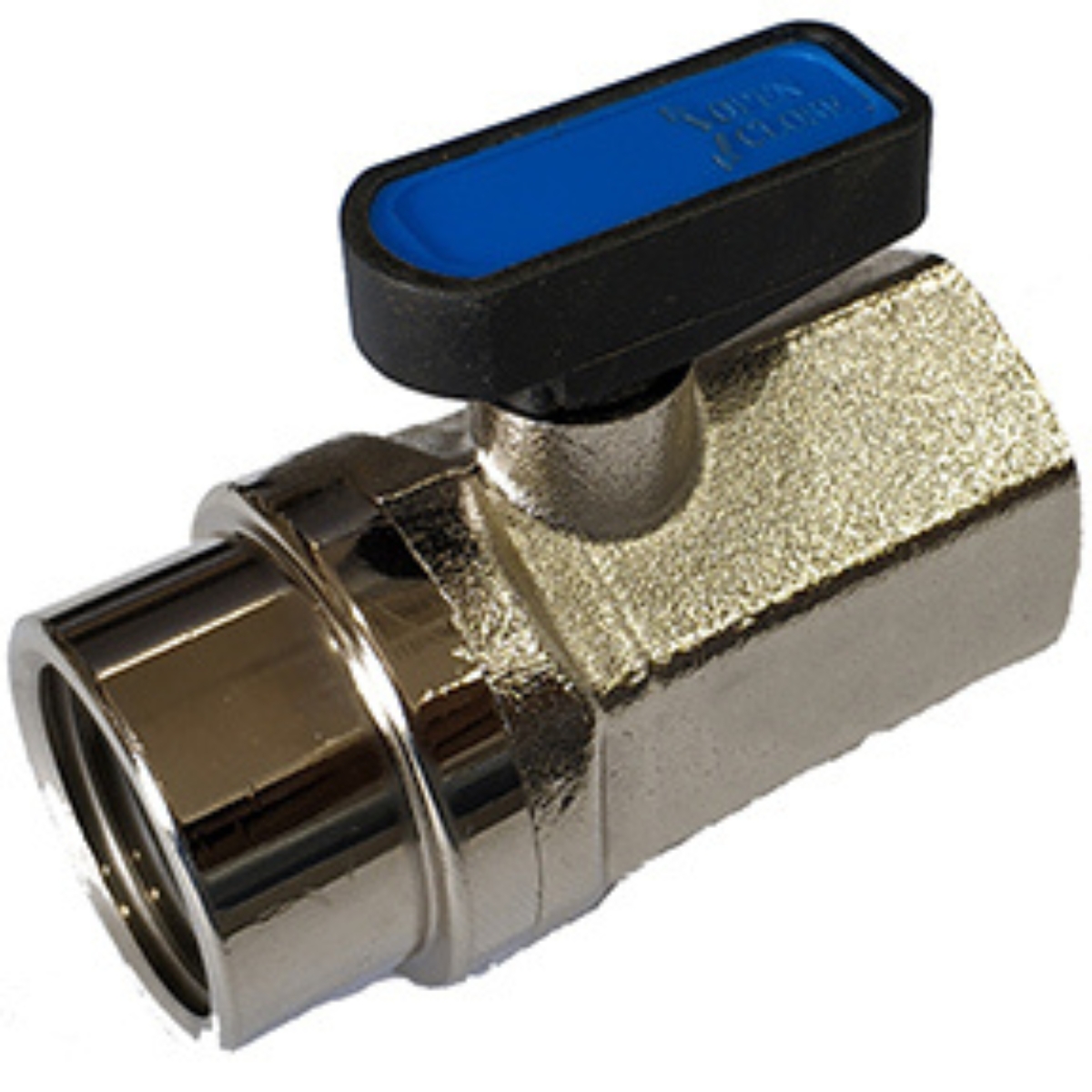 1/4 FPT Mini Brass Ball Valve  
Nickel-Plated  250 PSI CWP
