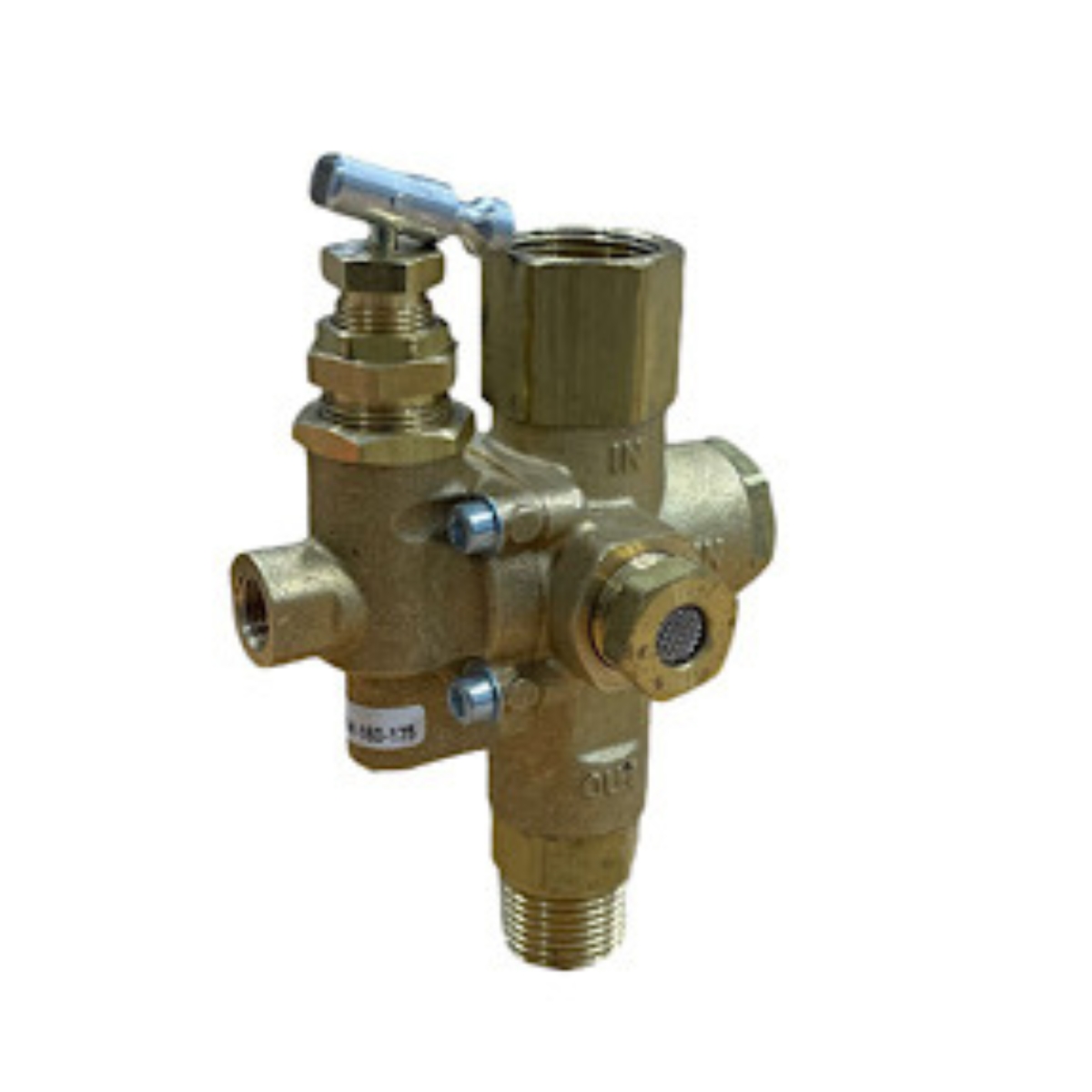 Unloader Valve 5/8 Inv Flare x 1/2 MPT 1/8 NPT PORT