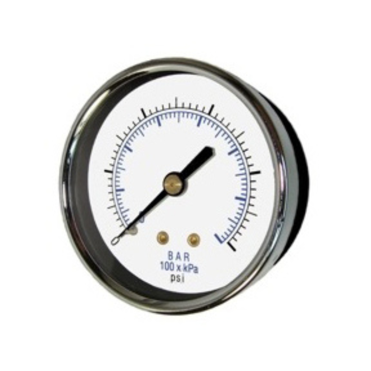 1-1/2 Dry Vacuum Gauge 0-30 Hg  Back Mount 1/8 MPT
