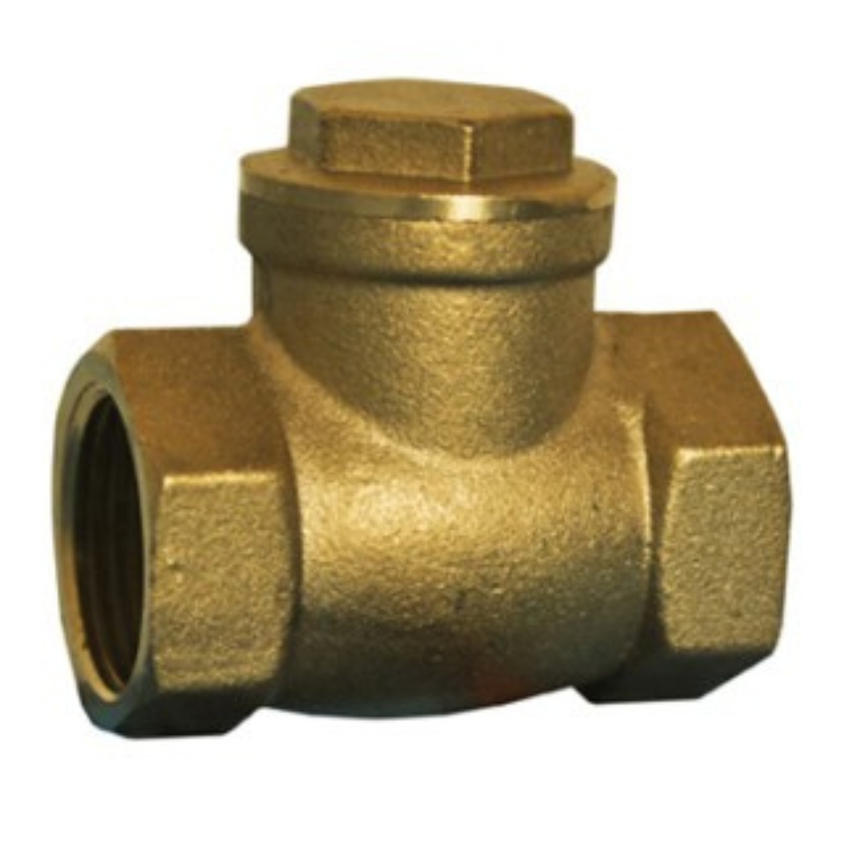 Brass Swing Check Valve      
1" FPT  200 PSI  T-Pattern