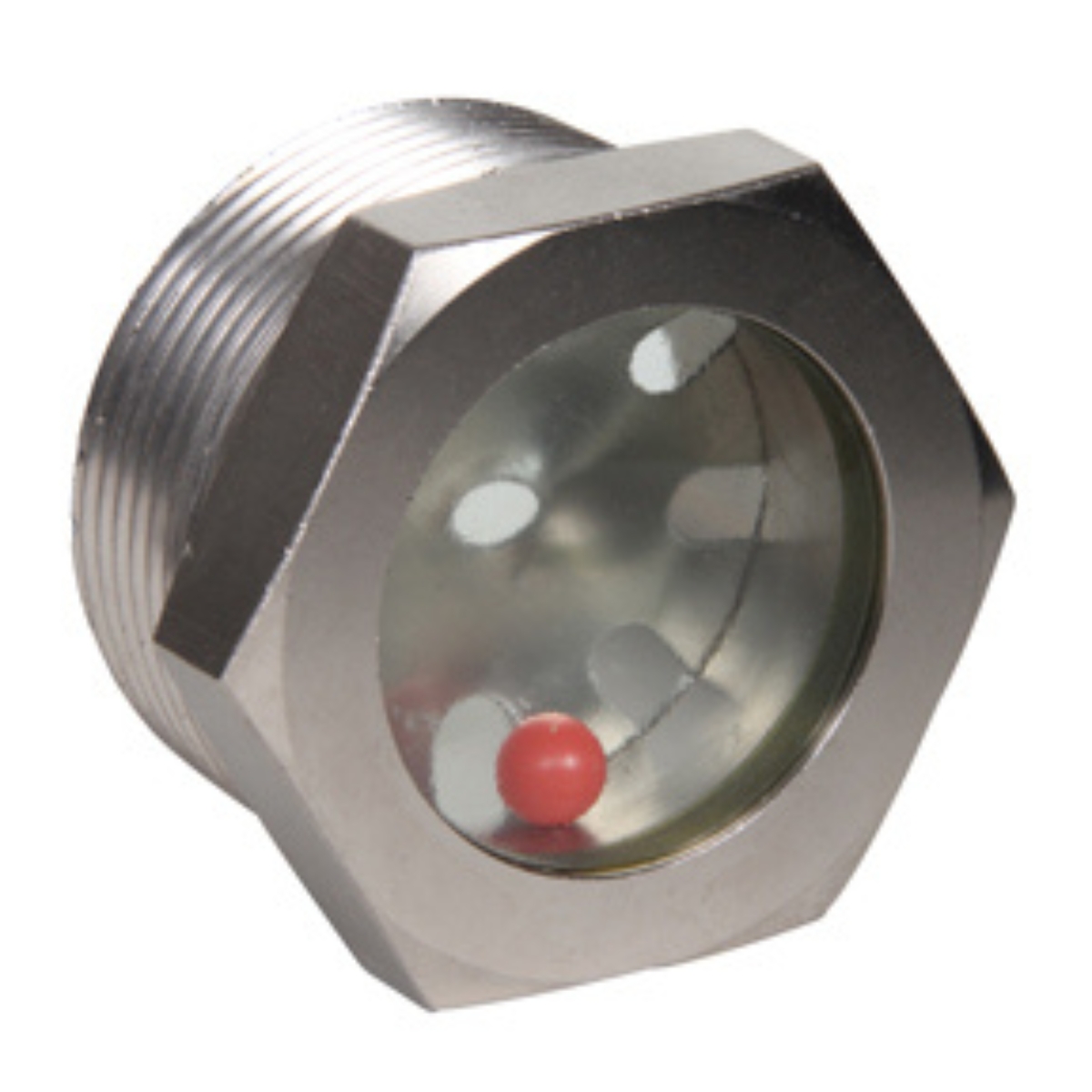Sight Glass w/Reflector Ball 1-1/2 MPT Carbon Steel   