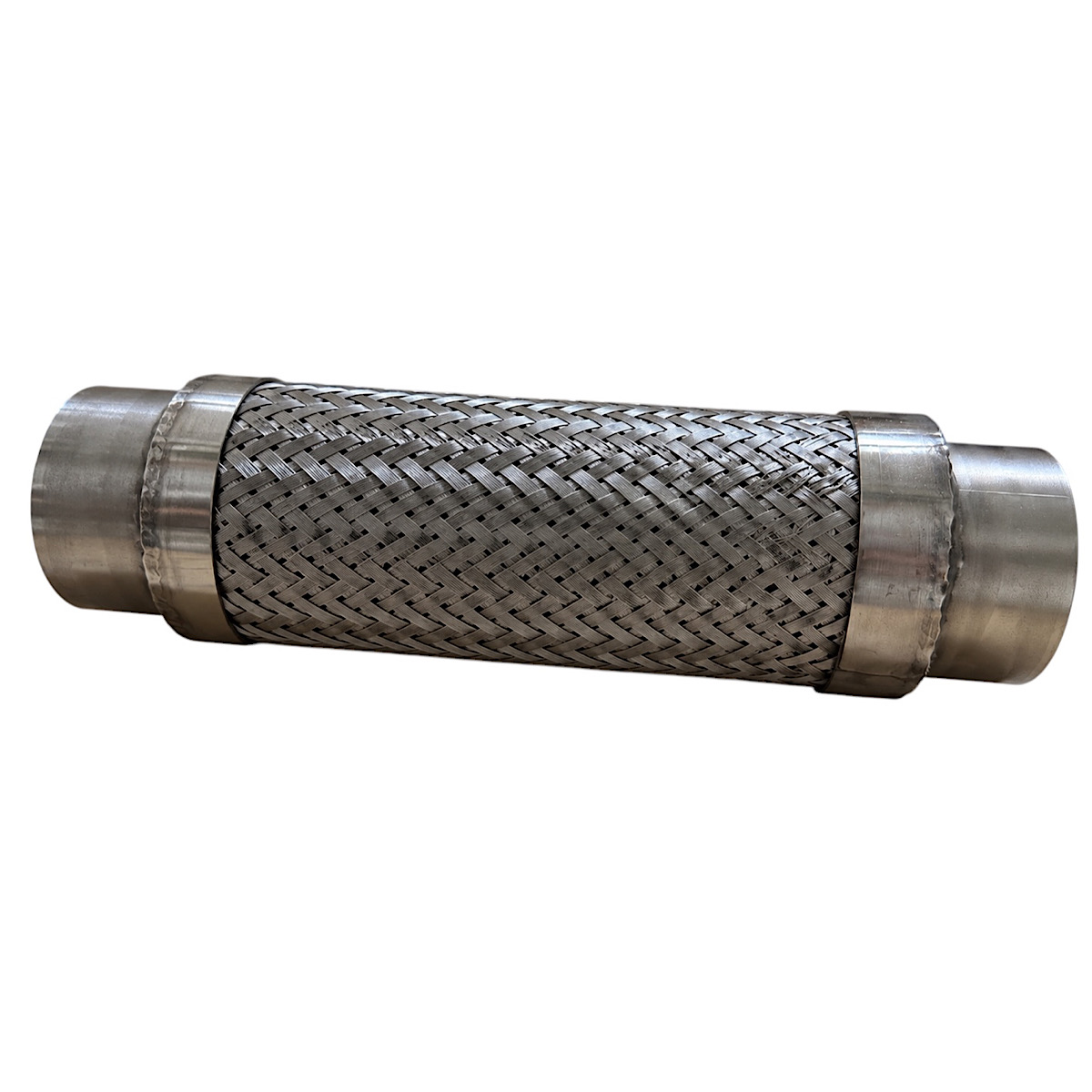 1-1/2 x 12" High Temp Flex Metal Hose SS Weld Ends-POR