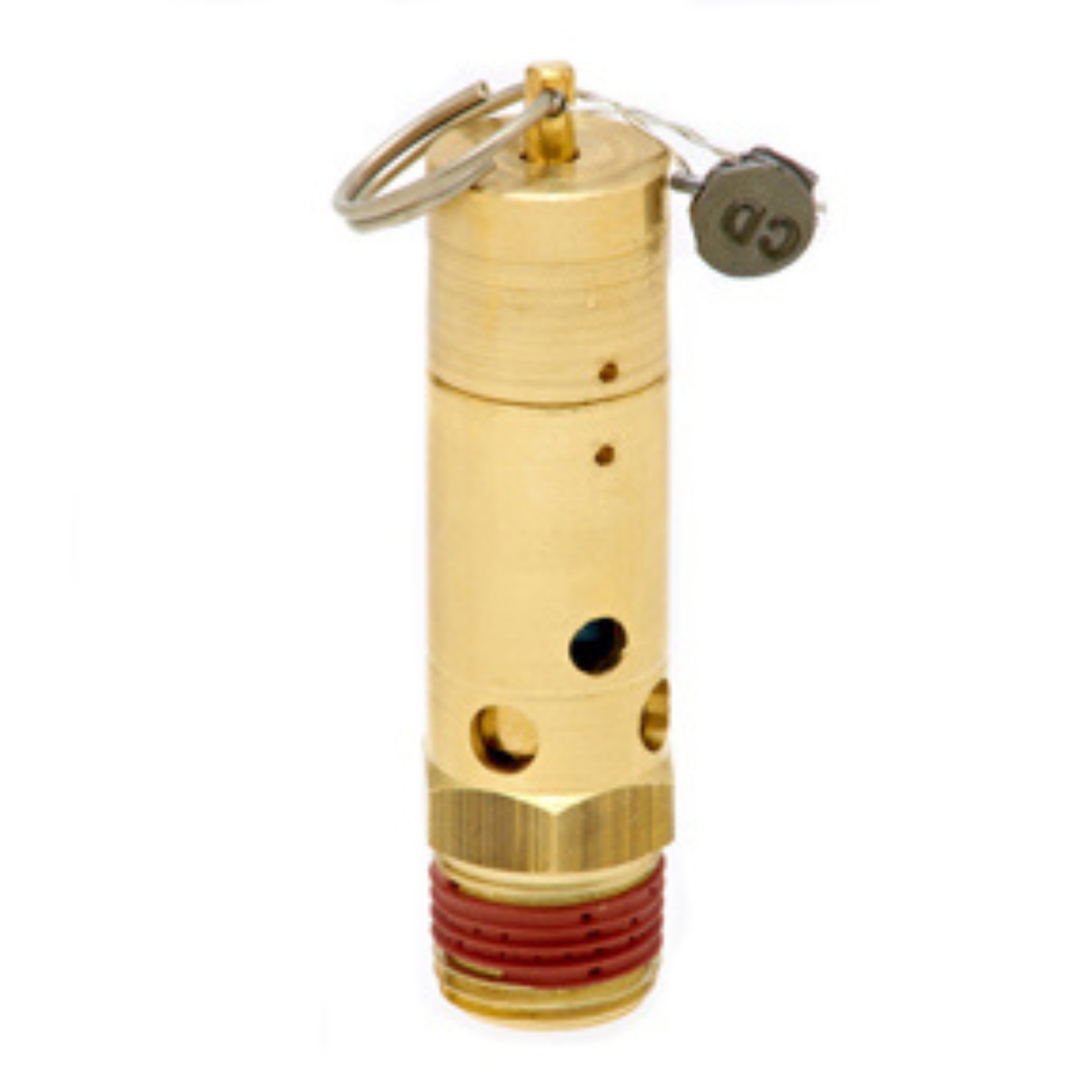 1/2 ASME Hard Seat Safety  Valve 100 PSI 218 SCFM