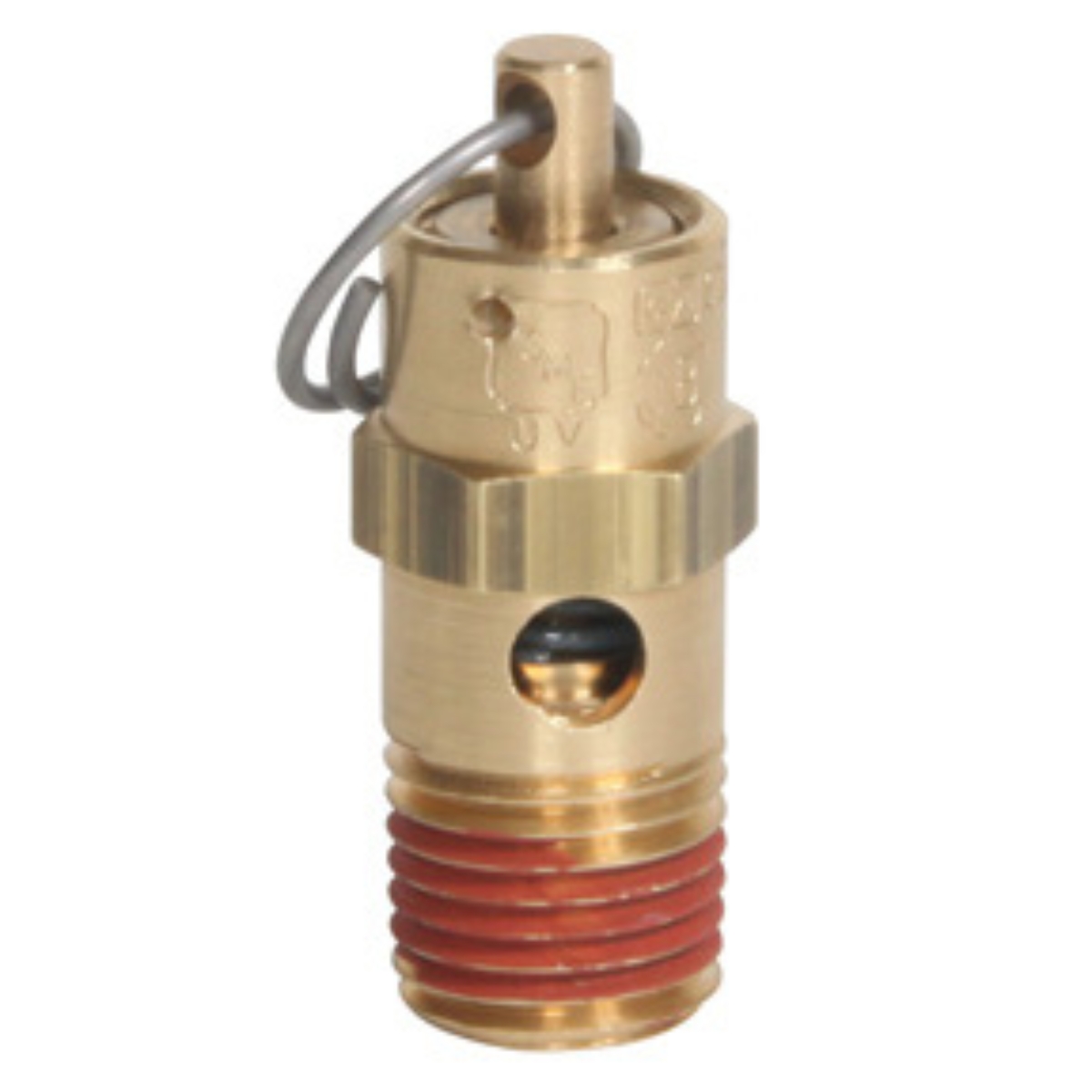 1/4 ASME Soft Seat Safety Valve 140 PSI 47 SCFM