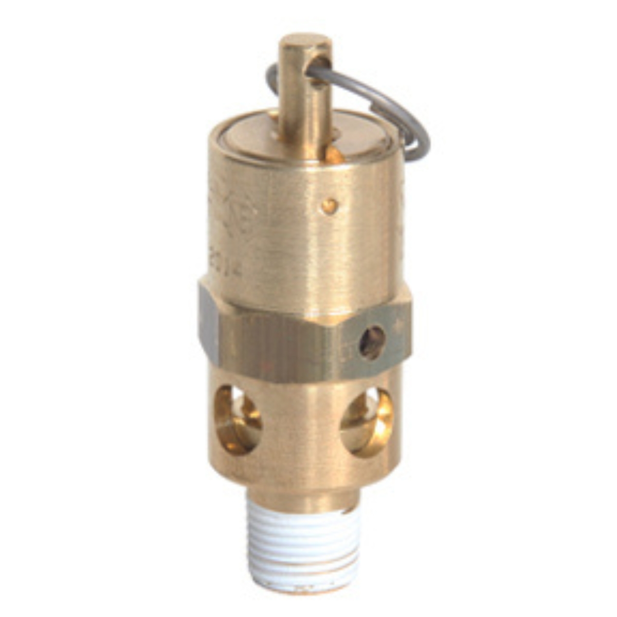 1/8 ASME Hard Seat Safety Valve 100 PSI 89 SCFM
