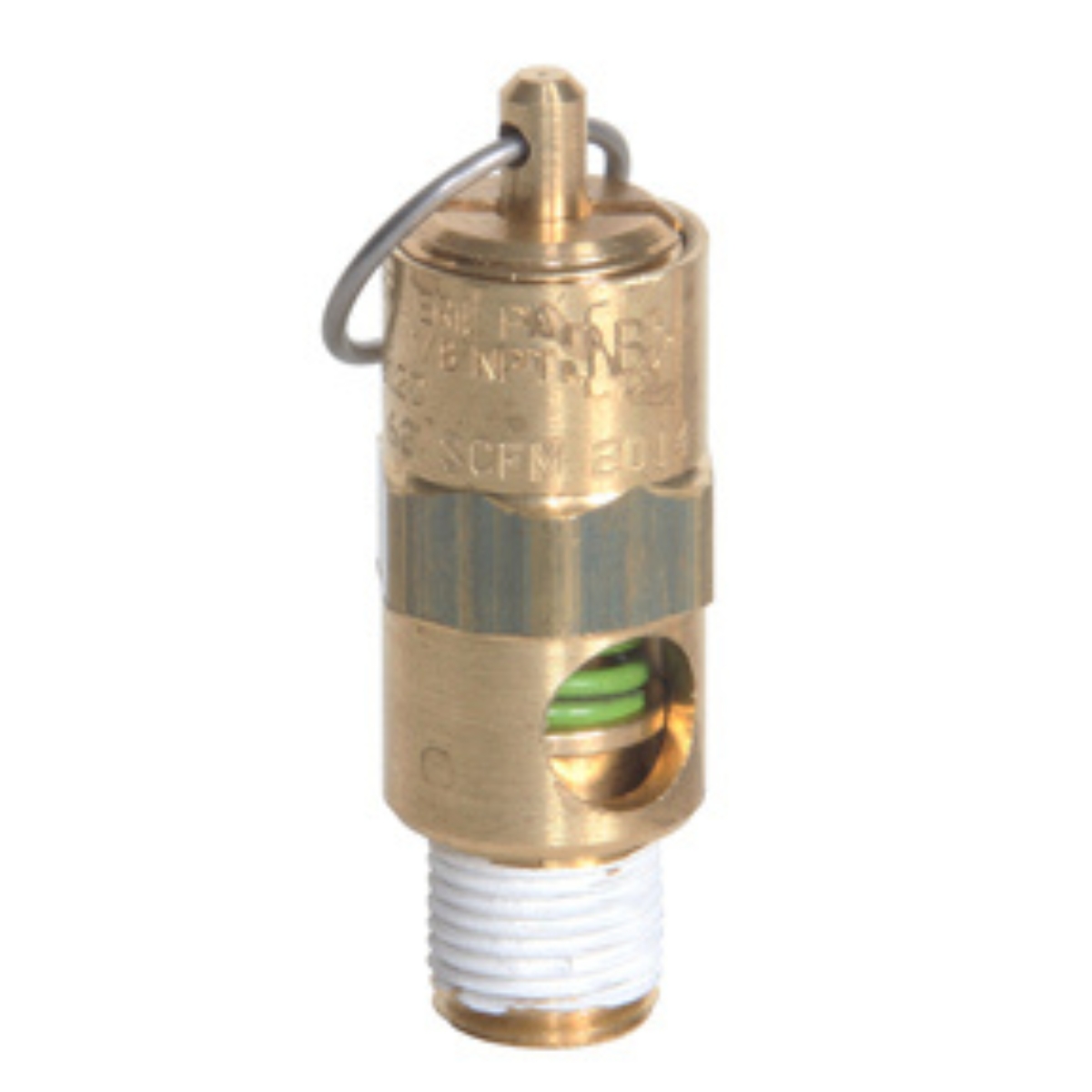 1/8 ASME Soft Seat Safety  Valve 225 PSI 107 SCFM
