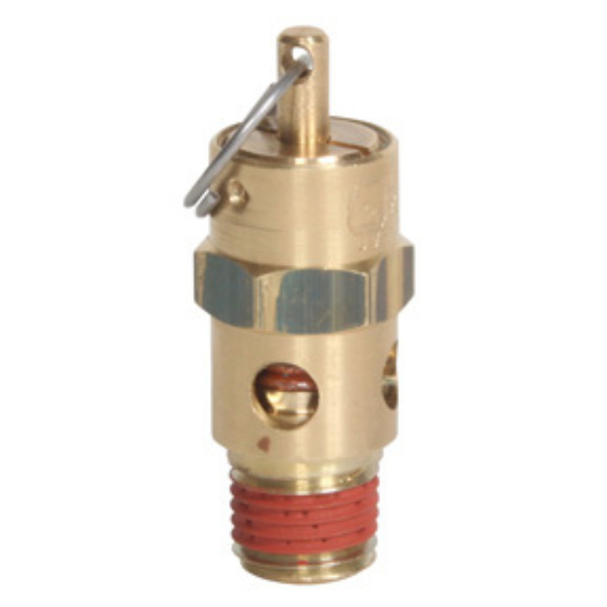 1/4 ASME Soft Seat Safety  Valve 100 PSI 95 SCFM