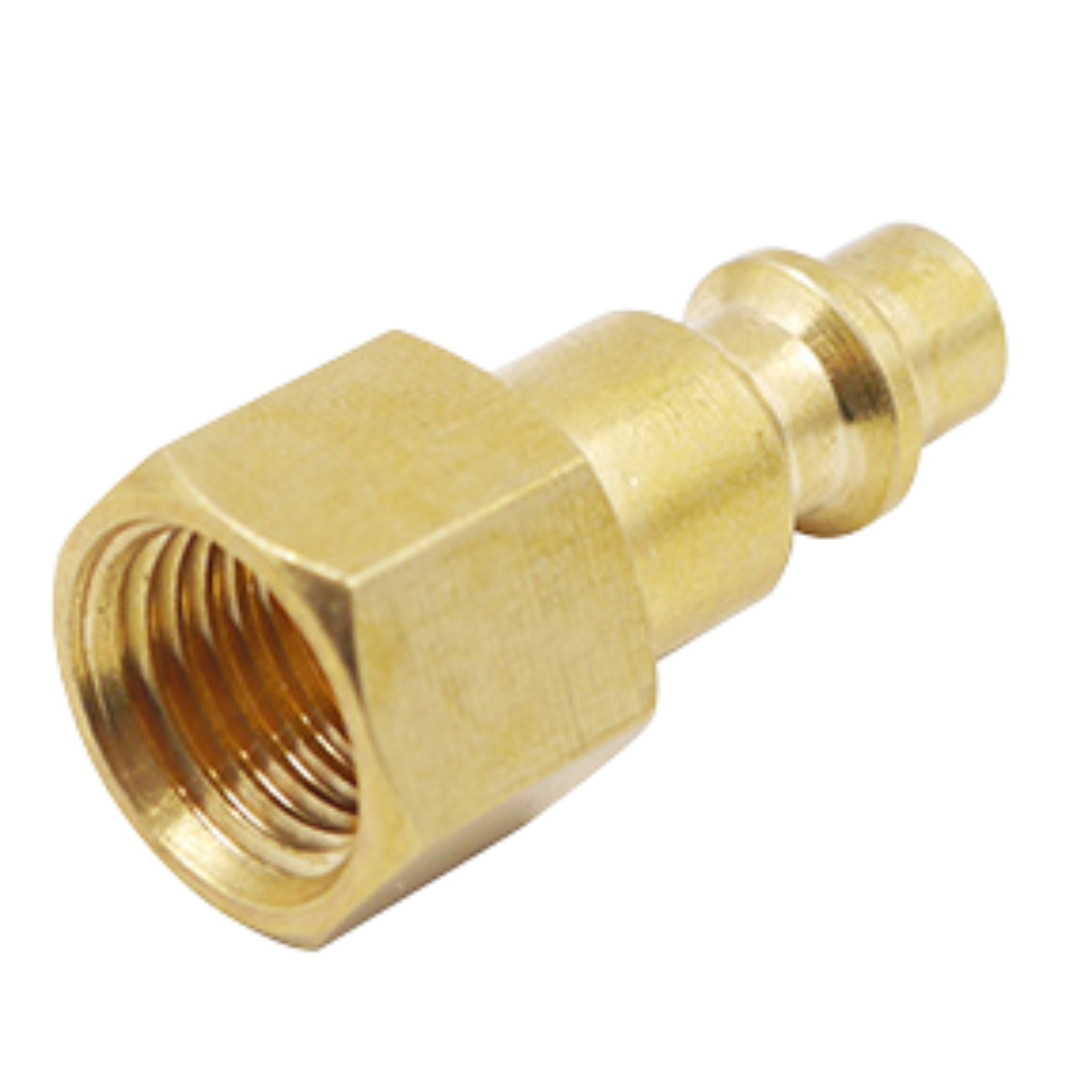 Industrial Interchange Plug  1/4 FPT Brass Body 300 PSI
