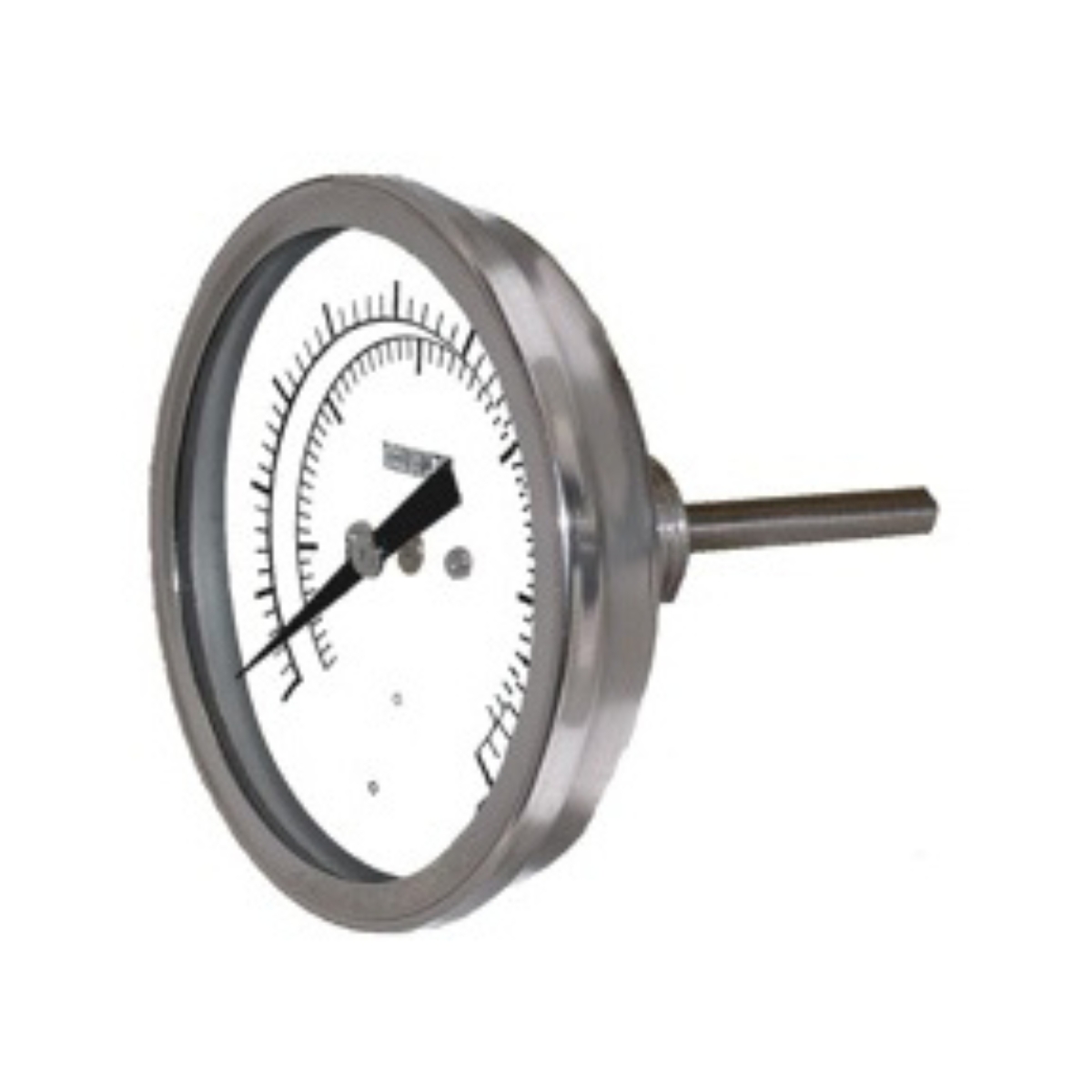 3" Temperature Gauge -40/120F Back Mount 2-1/2 Stem
